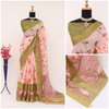 Df 152 Kalamkari Linen Daily Wear Printed Sarees Wholesale Shop In Surat
